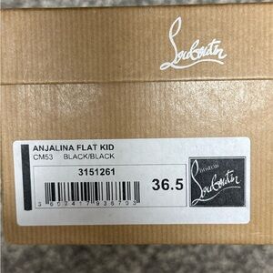Christian Louboutin Anjalina Flat in Black